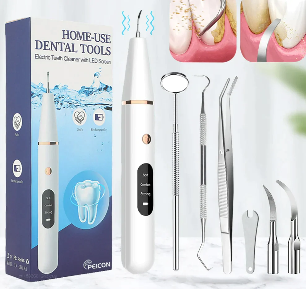 Ultraschall Zahnreiniger für Erwachsene - Effektive Zahnsteinentfernung - Schmerzfreie Anwendung - Hochwertiger Kunststoff-1