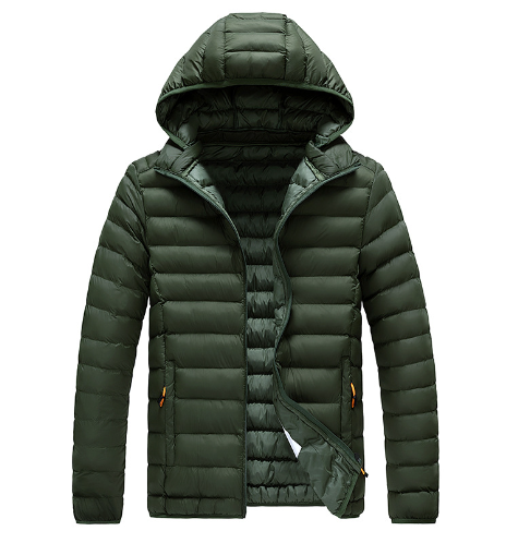 Leichte Kapuzen-Pufferjacke für Frauen