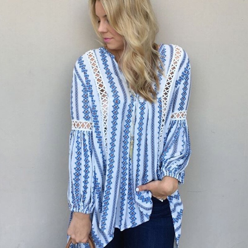 Ausgehöhlte Damen-Boho-Oberteile