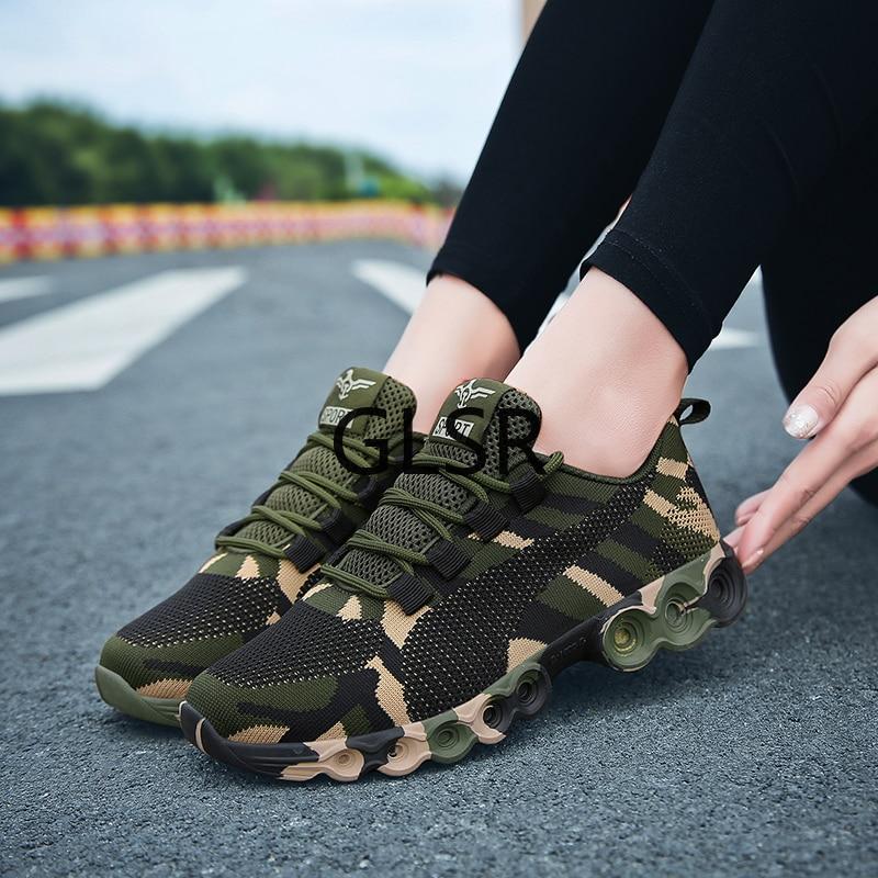 Camouflage Atmungsaktive Turnschuhe