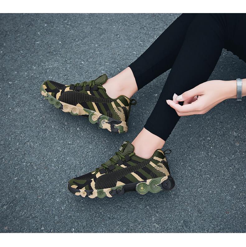 Camouflage Atmungsaktive Turnschuhe