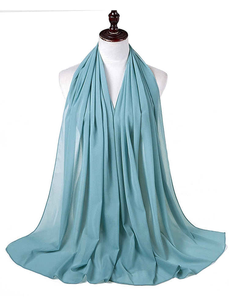 Chiffon Hijab Stirnband