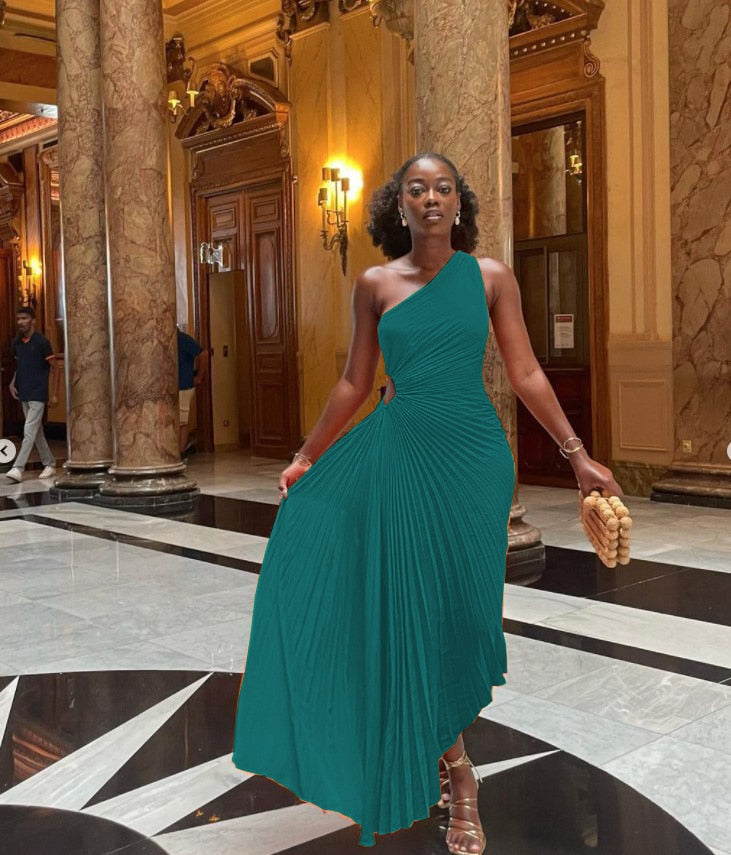 Damen Abendkleid Elegante Stil Hochwertige Stoffe 7