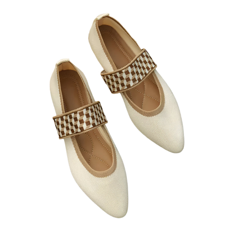 Damen Ballerinas Bequeme Flache Schuhe 0