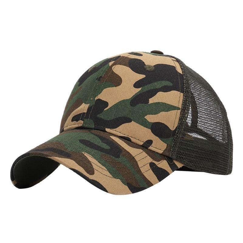 Damen Baseballcap mit Zopfloch und Klettverschluss 9