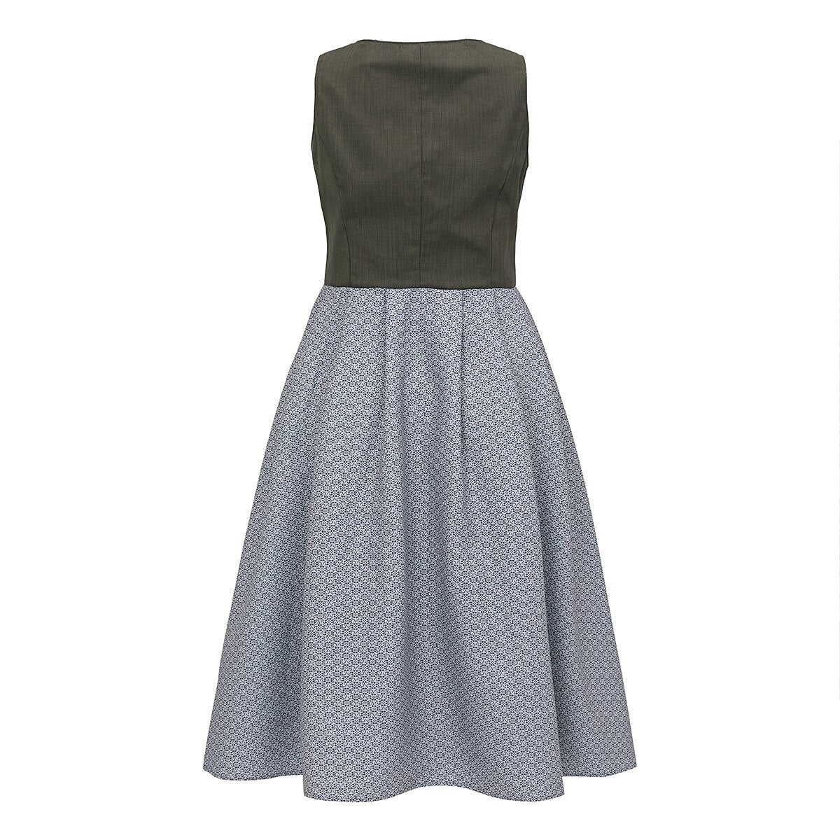 Damen Dirndlkleid Lang Mit Schürze Traditionelles Design Für Oktoberfest 4