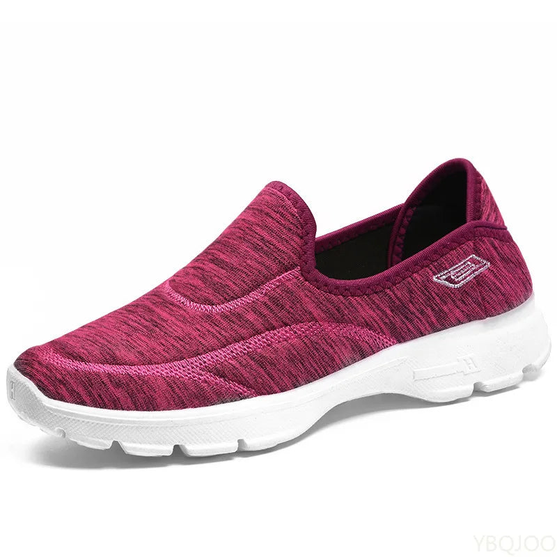 Damen Sneakers Atmungsaktive Bequeme Schuhe Rutschfeste Sohle für Alltag 5