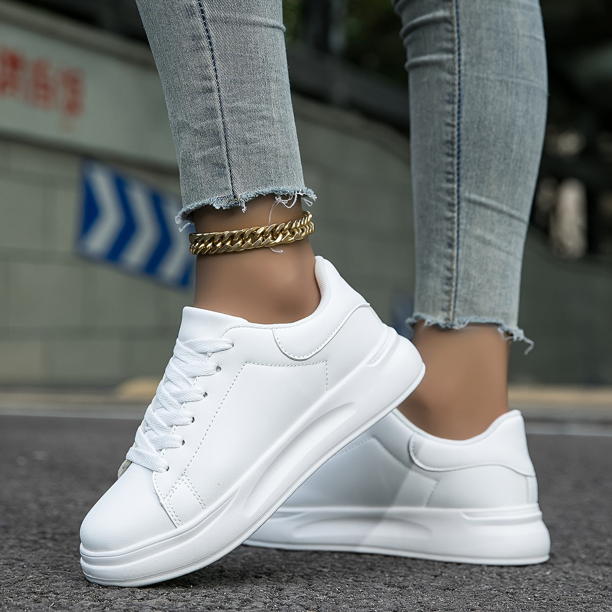 Damen Sneakers Ergonomisch Komfortabel Atmungsaktiv Synthetik 1