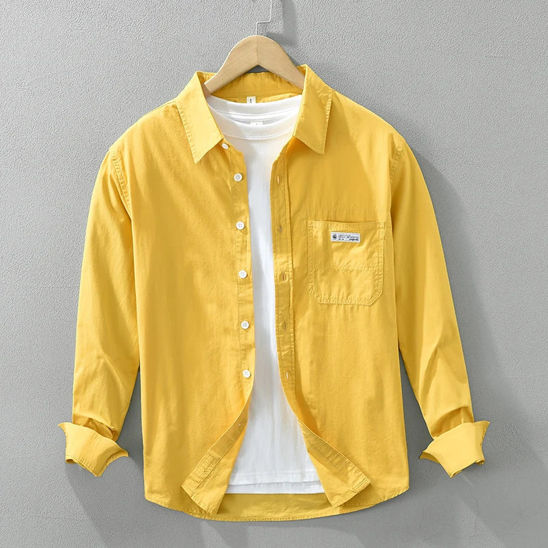 Variant image for Herrenhemd Baumwolle Langarm Komfortabel mit Brusttasche-19