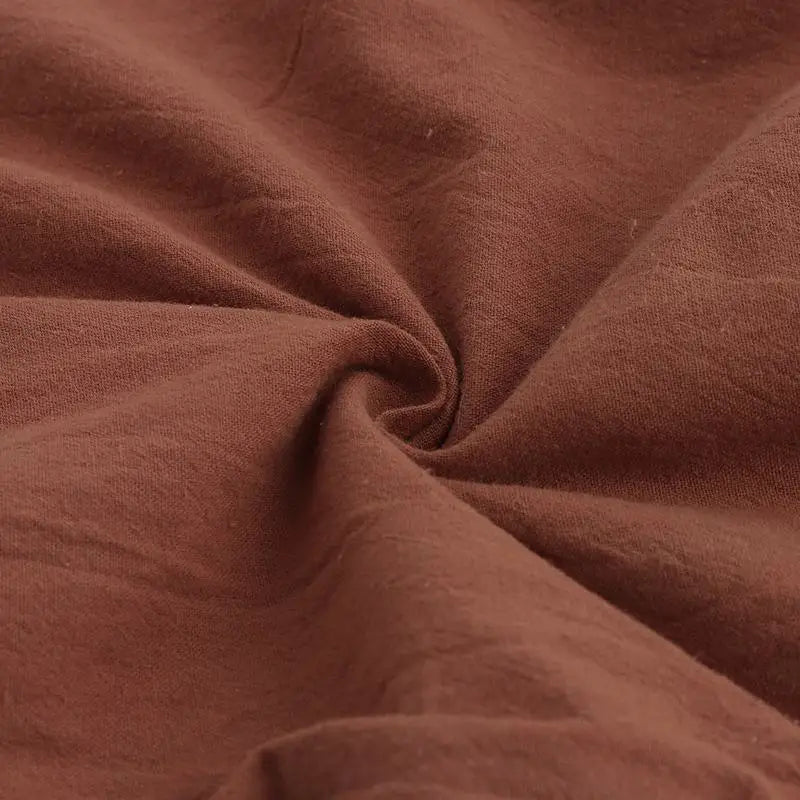 Damen Jumpsuit Lässiger Sommer Stil Atmungsaktive Baumwolle 6