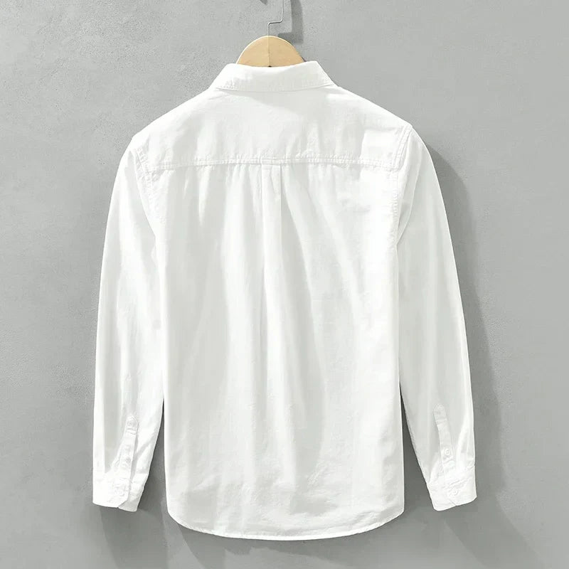 Herren Hemden Langarm Baumwolle Stilvoll Komfortabel 5