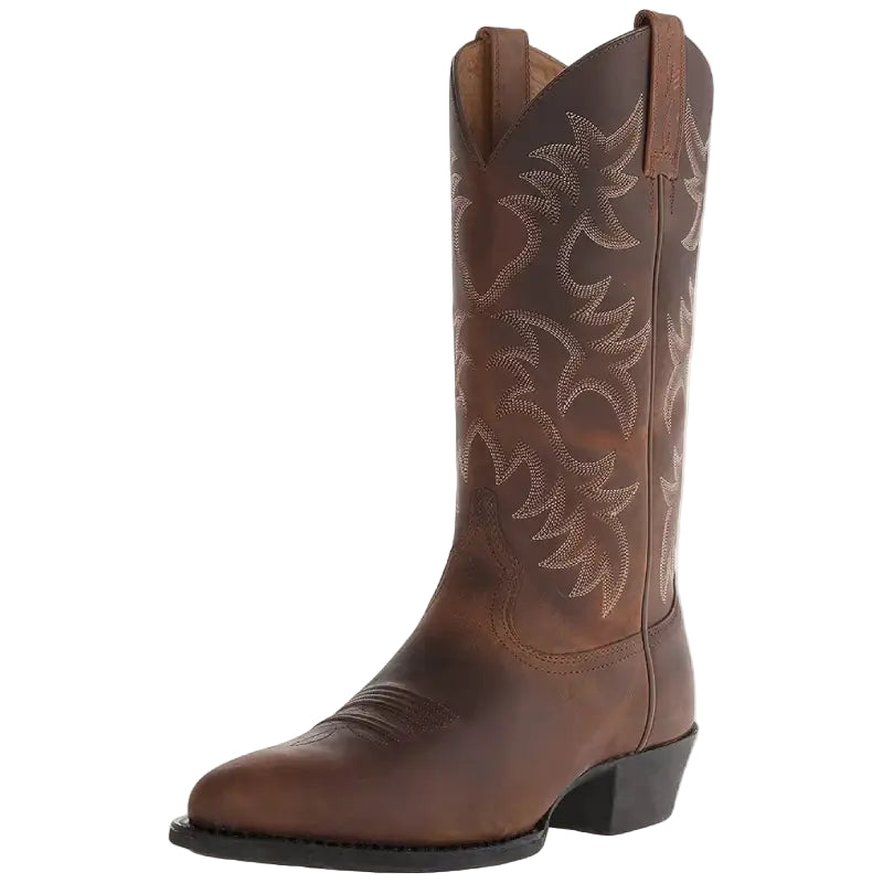 Herren Cowboystiefel Amerikanischer Stil Synthetisches Leder mit Westernstickereien 0