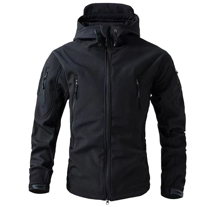 Herren Fleecejacke Wasserabweisend Softshell für Outdoor-Aktivitäten 6