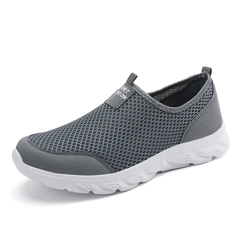 Herren Freizeit Schuhe Atmungsaktiv Slip-On Sneakers 5
