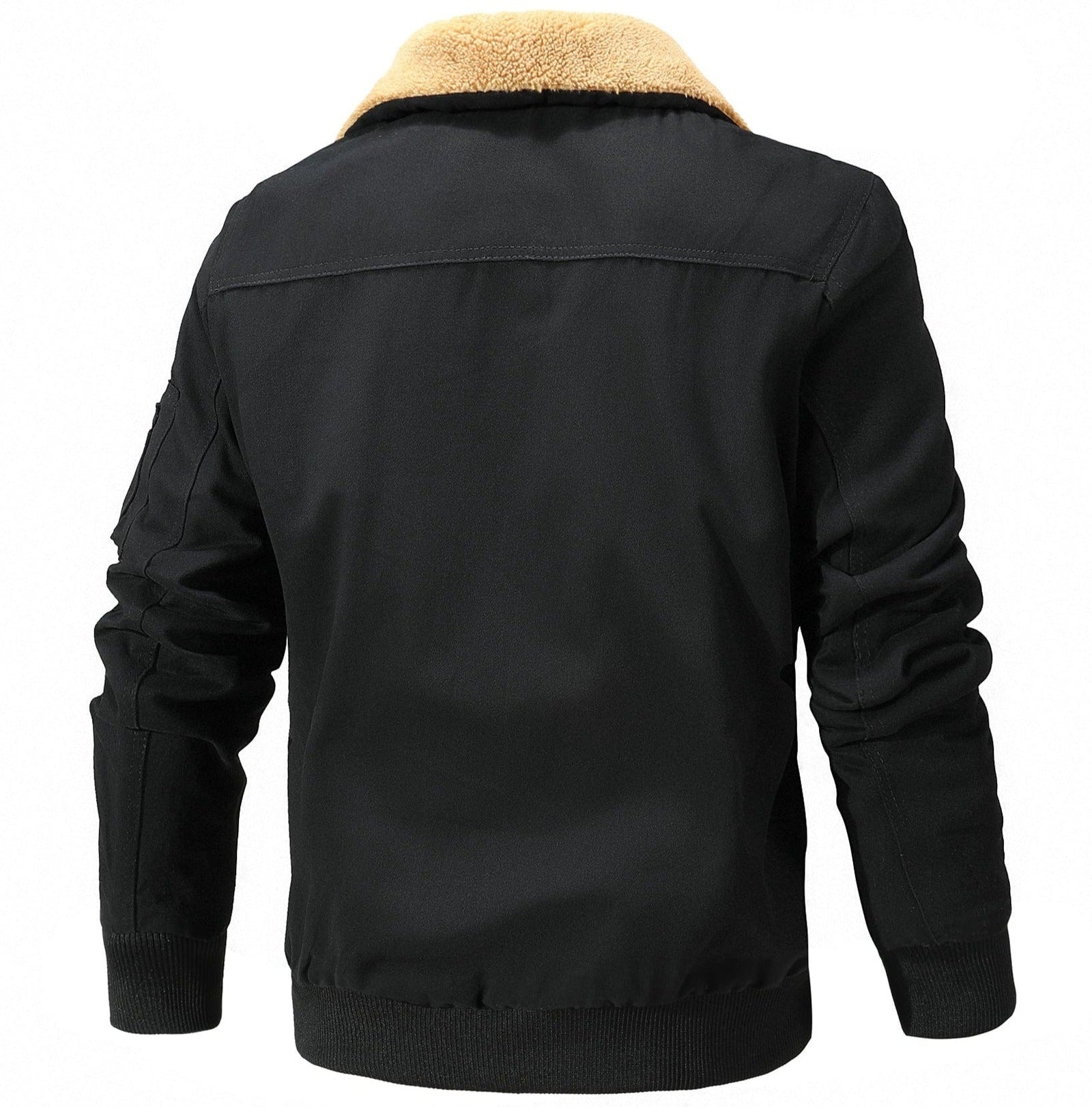 Herren Jacke Funktional mit Fleece-Futter und Taschen 4