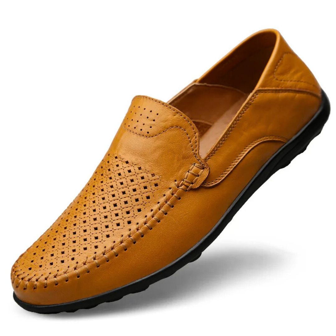 Herren Loafers aus Leder mit Luftzirkulation 1