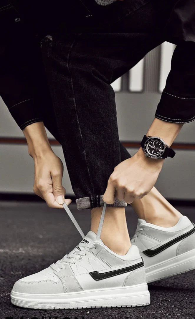 Herren Sneaker mit Versteckter Höhenerhöhung für Alltag und Freizeit 1