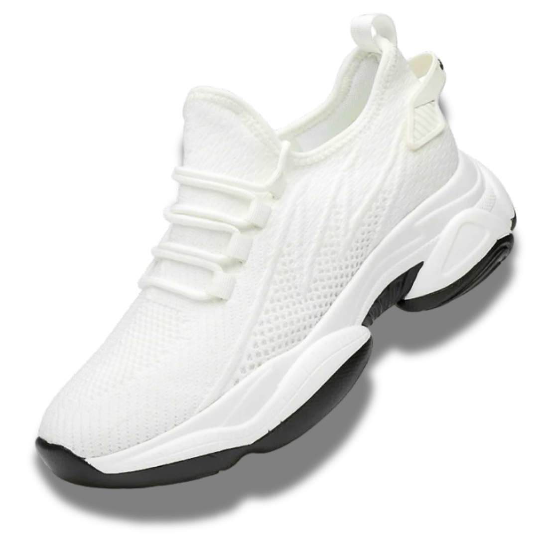 Herren Sneakers Minimalistisch PU-Leder mit Versteckter Erhöhung 1