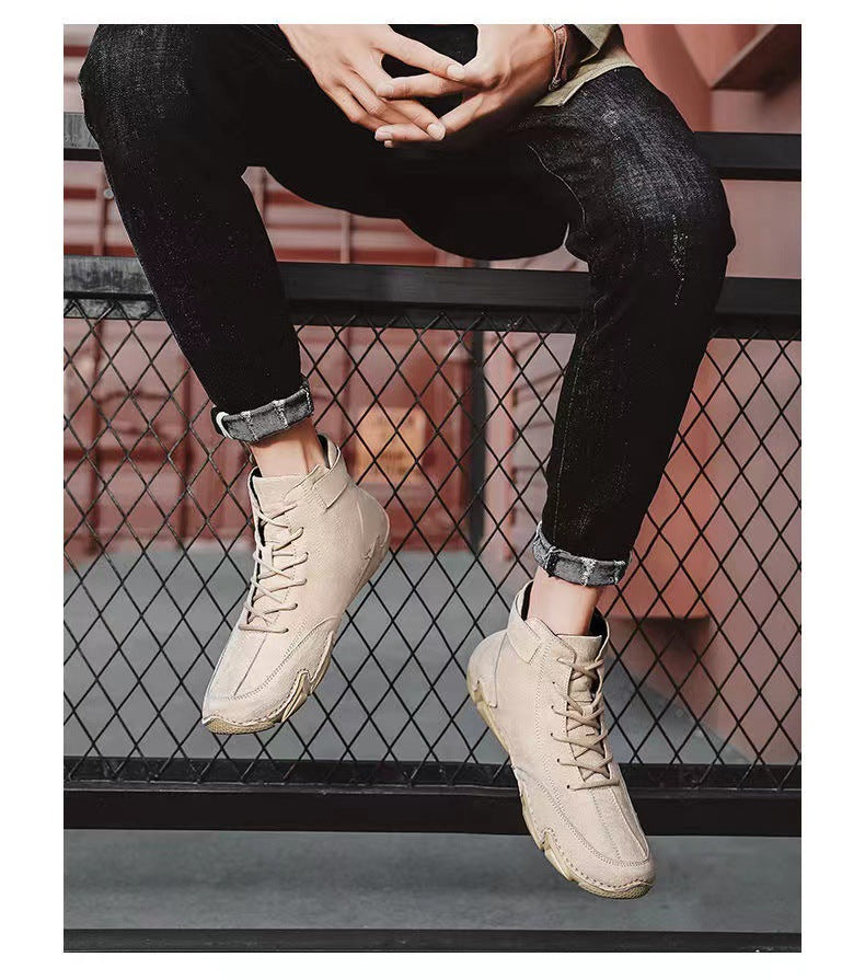 Herren Winterstiefel Bequem für Aktive Tage mit Gepolsterter Sohle 7