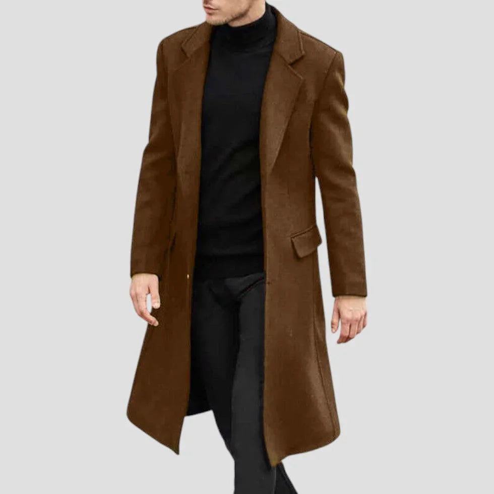 Herrenmantel Klassisch mit Knopfleiste für Stilvolle Winterlooks 2