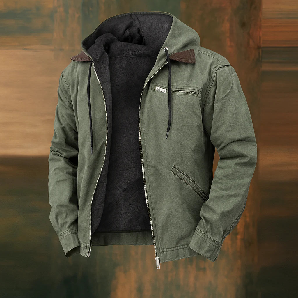 Herren Bomberjacke Winter Warmes Design