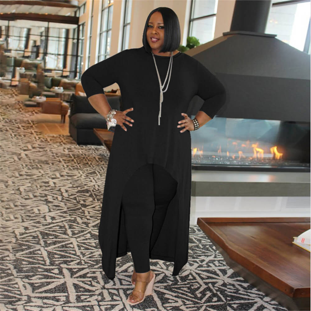 Lässiges Streetwear-Set In Übergröße