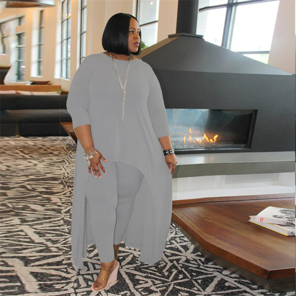 Lässiges Streetwear-Set In Übergröße