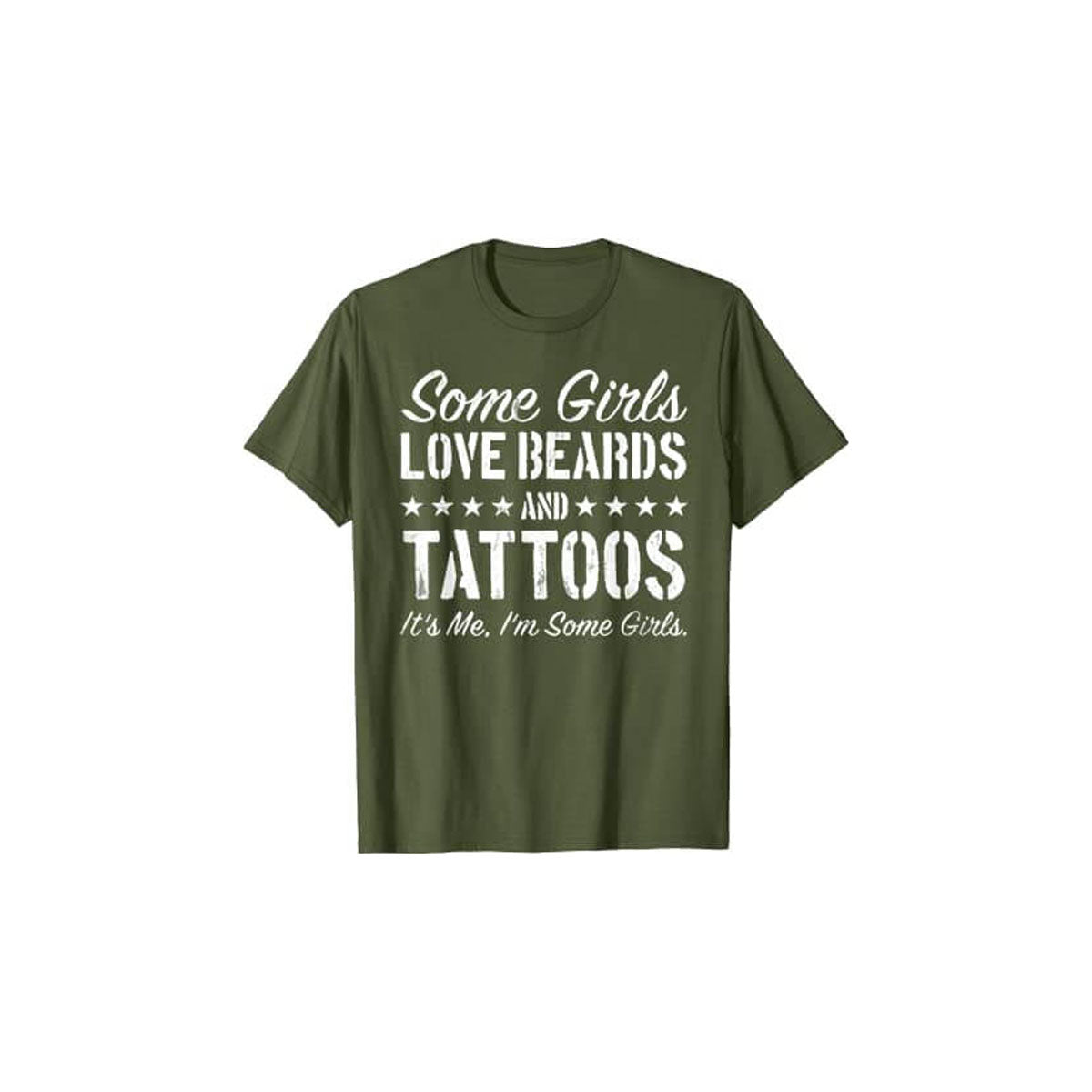 Manche Mädchen Lieben Bärte Und Tattoos T-Shirt