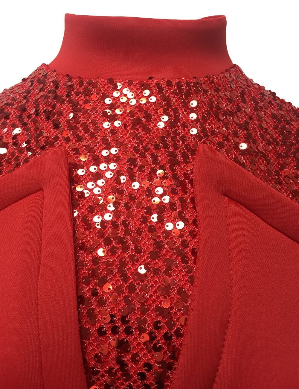 Midi-Bodycon-Paillettenkleid