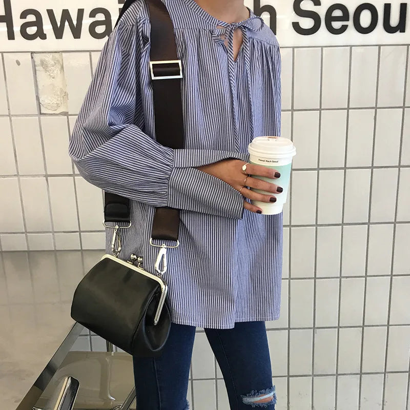 Damen Handtasche Elegantes Minimalistisch PU-Leder Crossbody Tasche 3