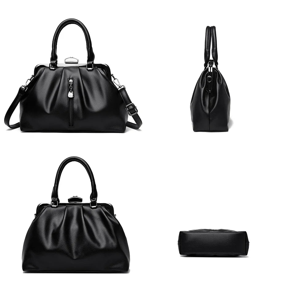 Damen Umhängetasche Trendy PU-Leder für Alltag und Freizeit 6