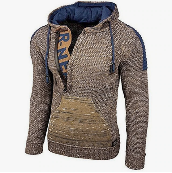 Variant image for Herrenpullover Vintage Warmes Design aus Hochwertiger Baumwolle-1