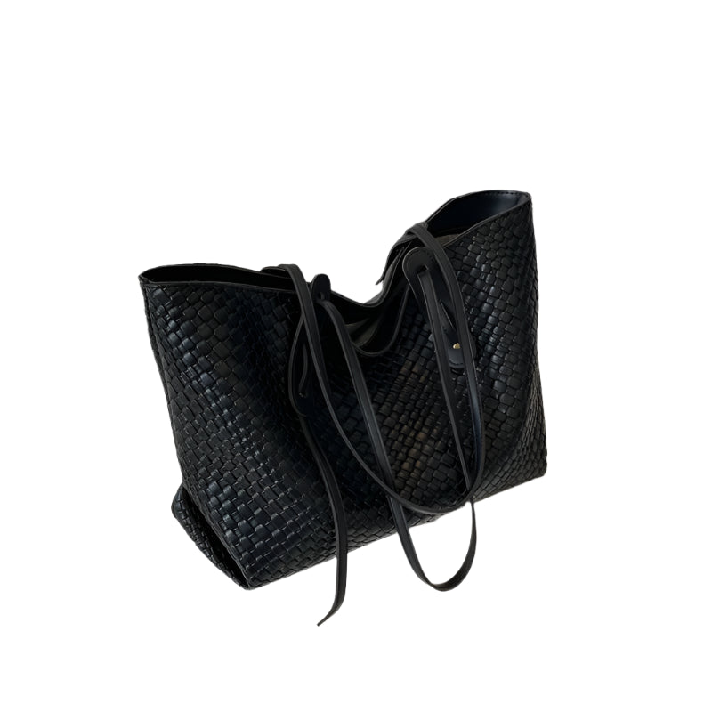 Damen Umhängetasche Geflochtenes Design Kunstleder für Alltag und Freizeit 1