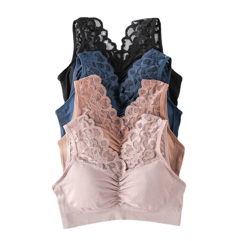 Super Elastischer, Atmungsaktiver Spitzen-Bh