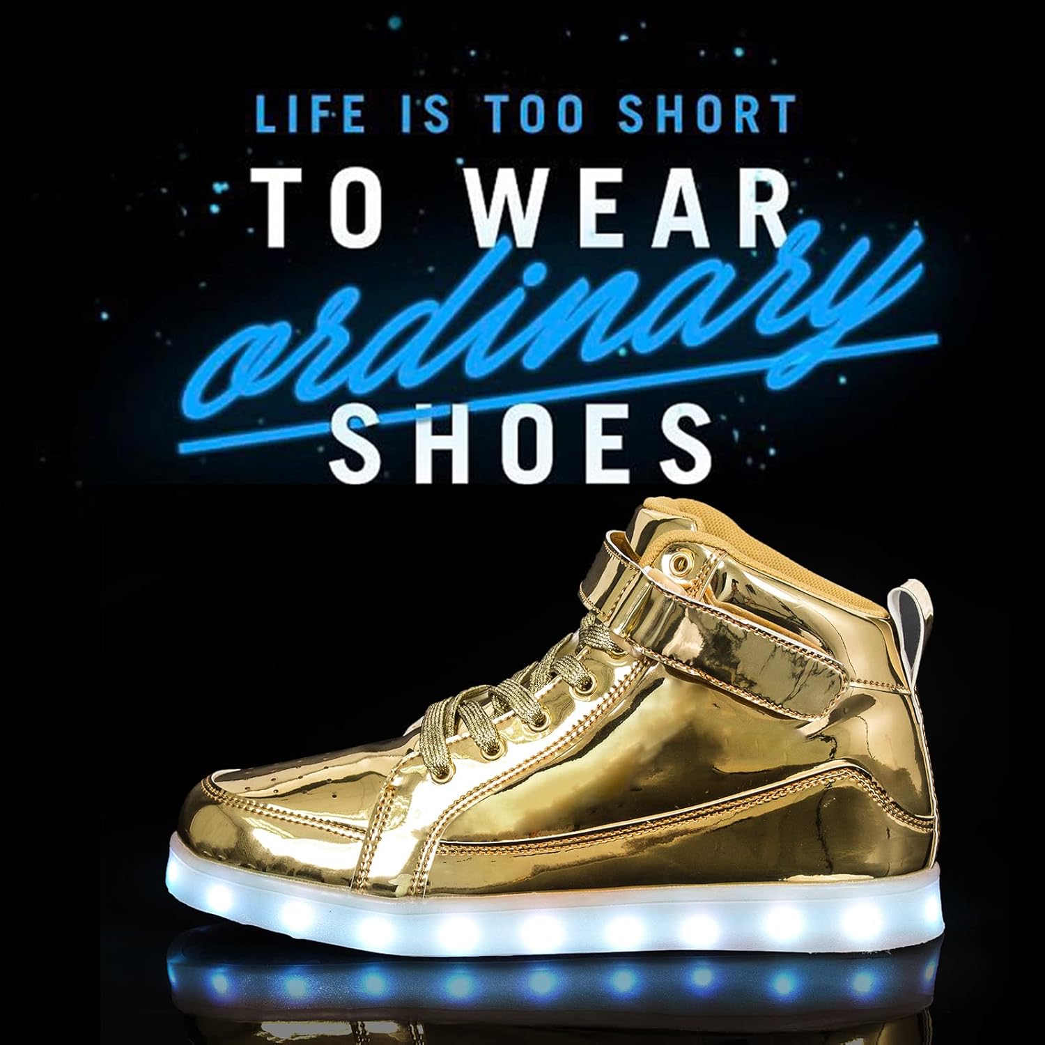 Unisex LED Sneakers mit Wiederaufladbarer Beleuchtung für Partys und Freizeit 7