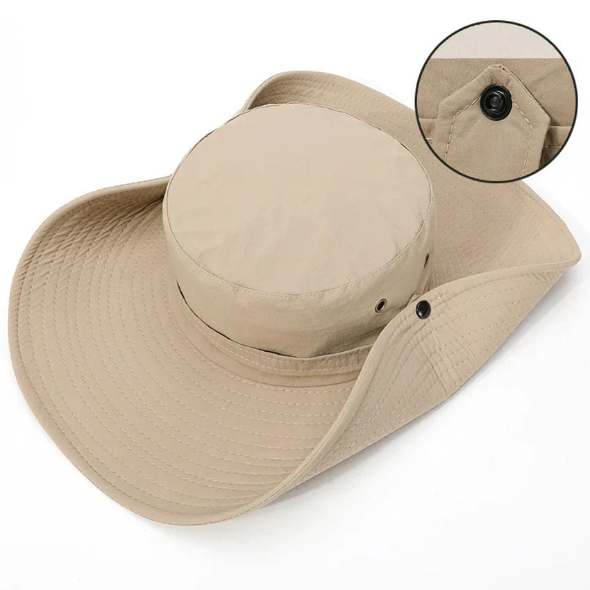 Unisex Outdoor Bucket Hut mit Kinnband 6