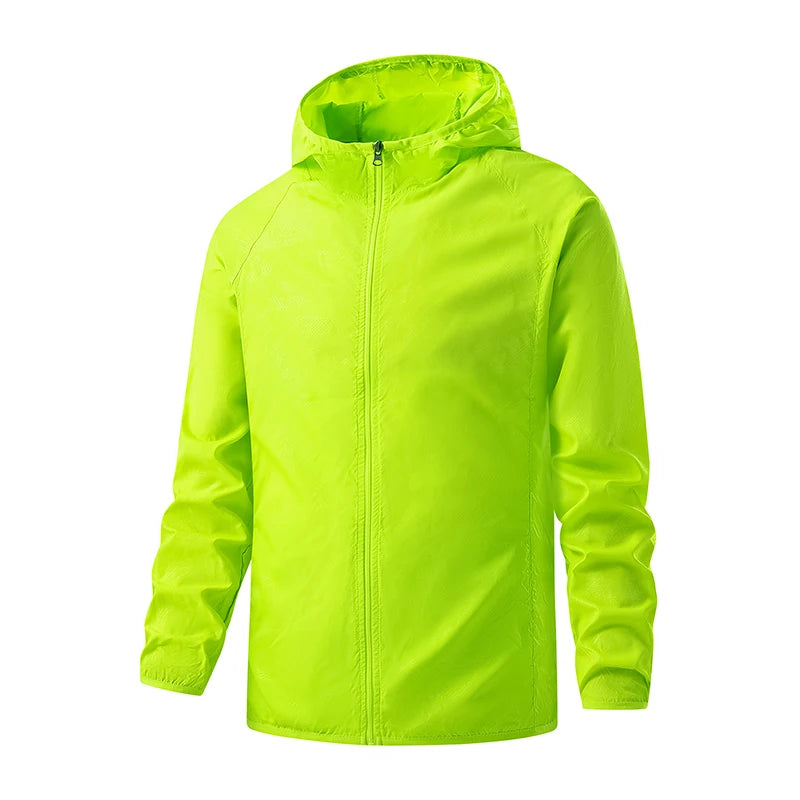Unisex Wanderjacke mit Kapuze, wasserabweisend und UV-Schutz 7