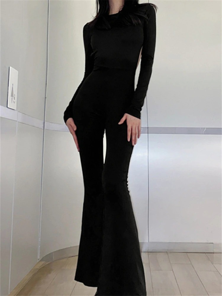 Rückenfreier Damen-Playsuit mit Neckholder