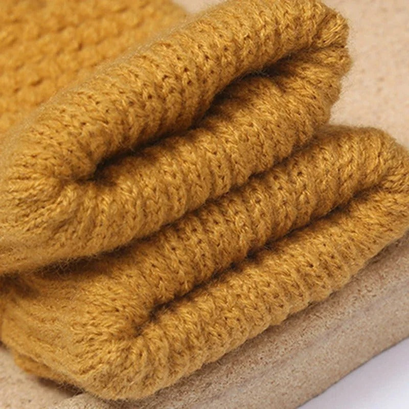 Kaschmirstrick-Winterhandschuhe für Frauen