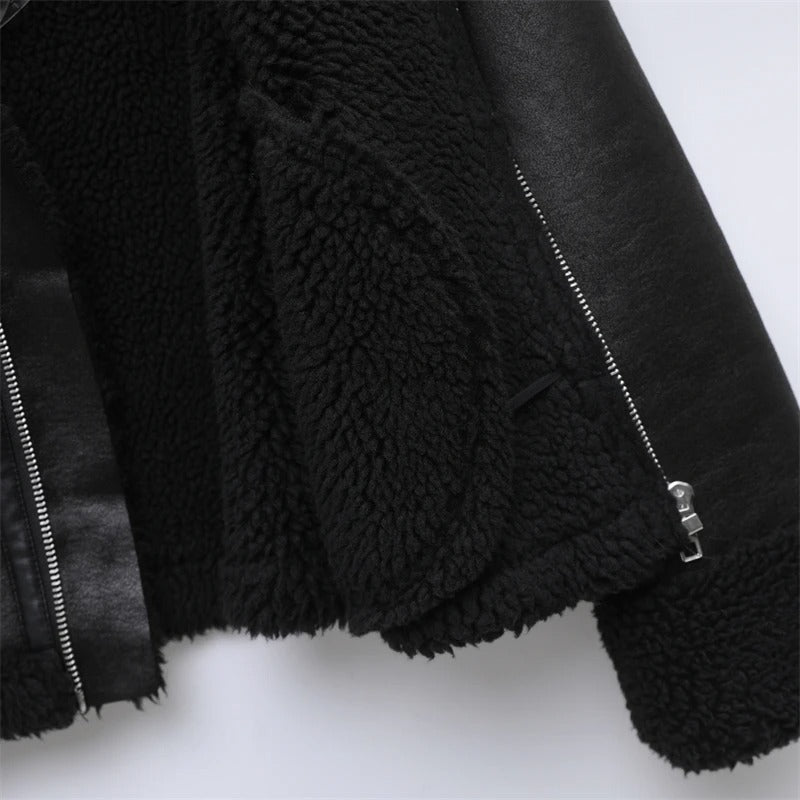 Doppelseitige Fleecejacke für Frauen