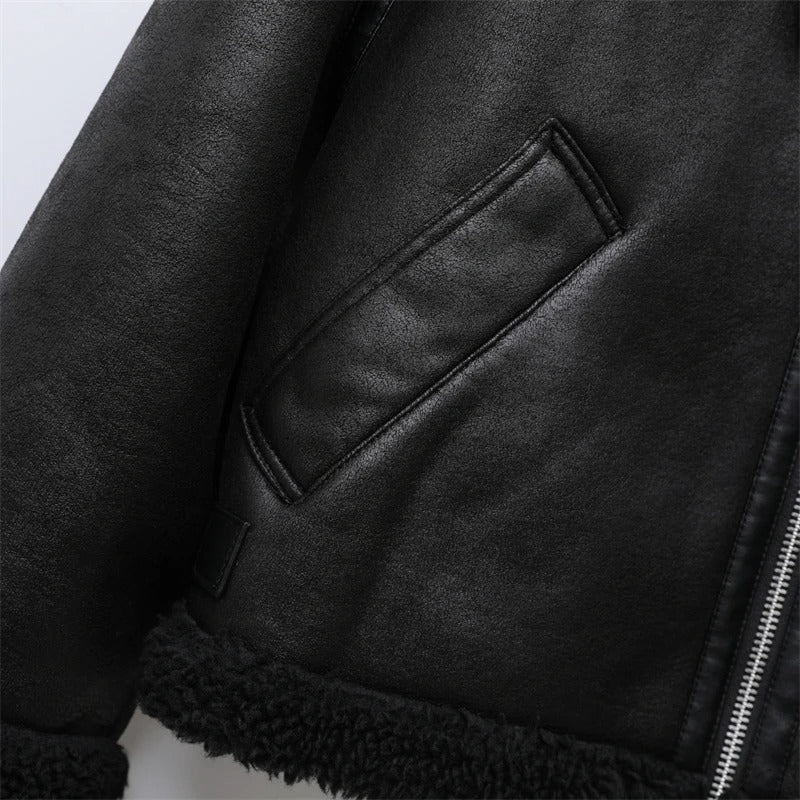 Doppelseitige Fleecejacke für Frauen