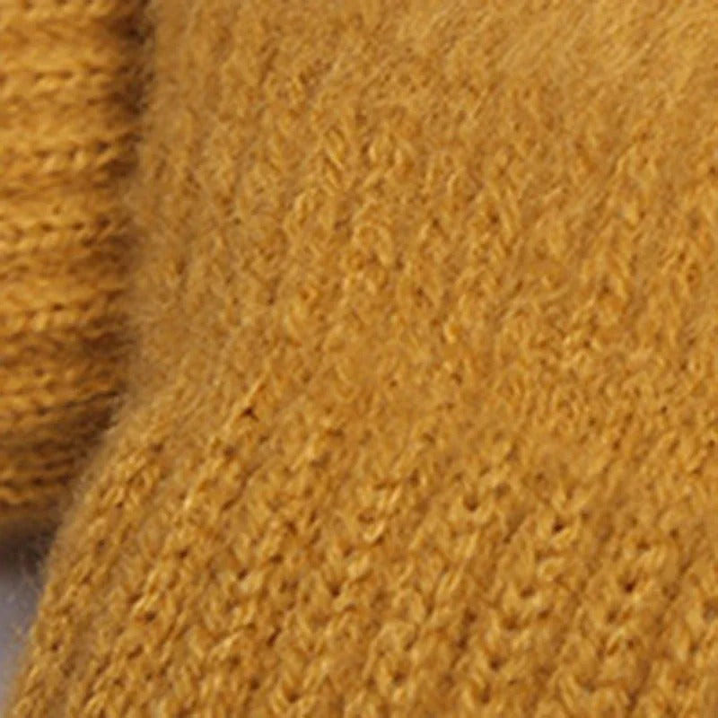Kaschmirstrick-Winterhandschuhe für Frauen
