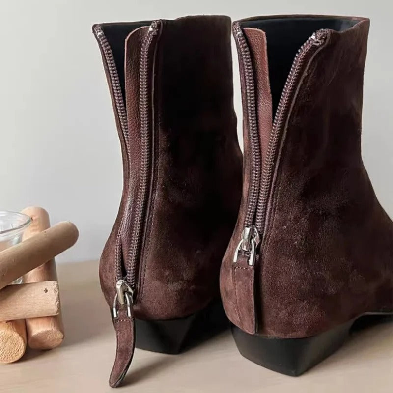 Wildlederstiefeletten für Frauen