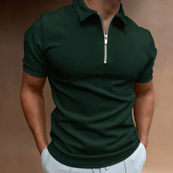 Variant image for Herren Poloshirt Klassisch Atmungsaktiv Baumwolle Kurzarm-10