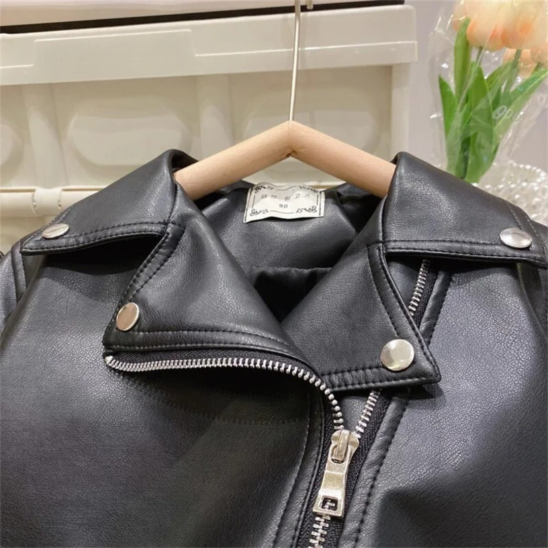 Kinder Lederjacke