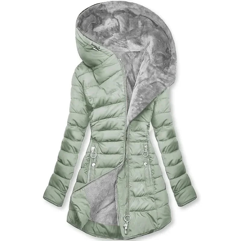 Schmal geschnittener Winterparka für Frauen