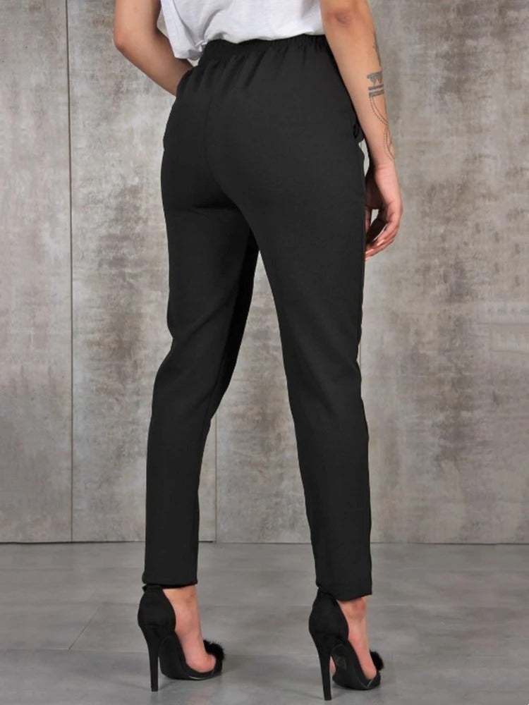 Schlanke Chiffonhose für Frauen