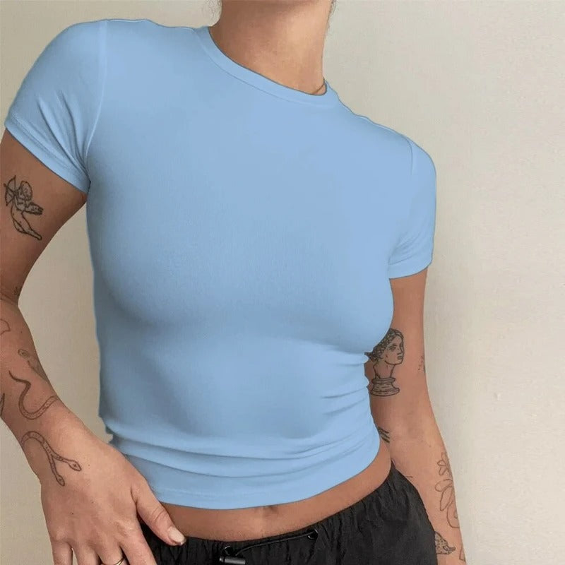 Sportliches Slim-Fit-T-Shirt für Damen