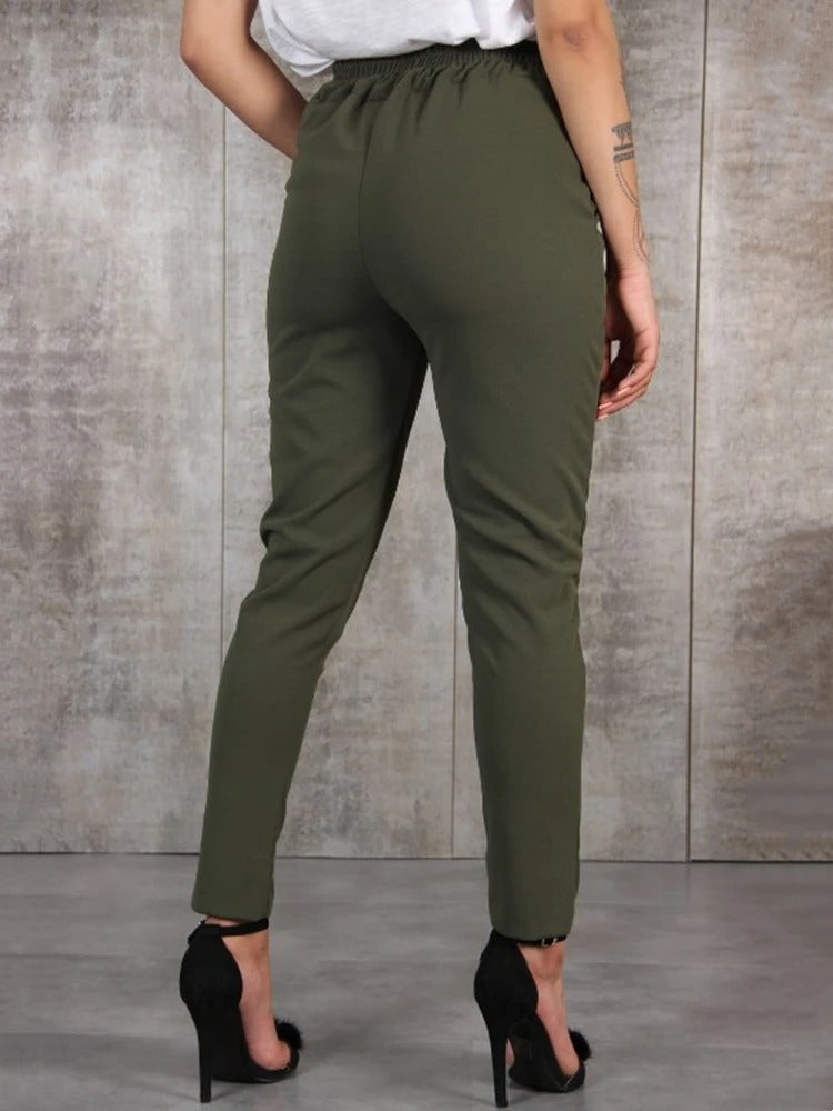 Schlanke Chiffonhose für Frauen