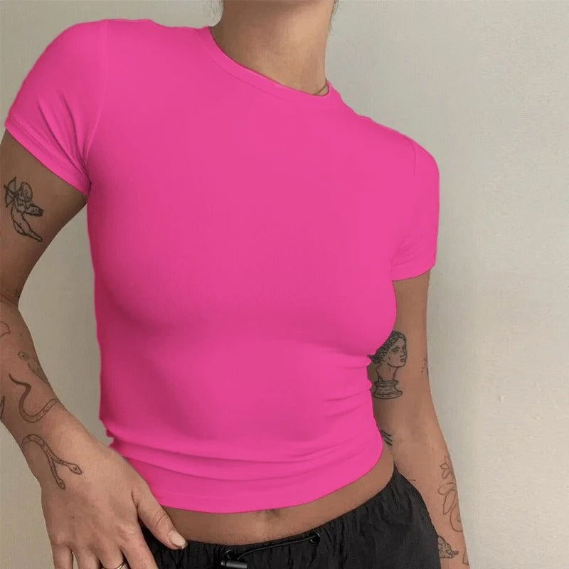Sportliches Slim-Fit-T-Shirt für Damen